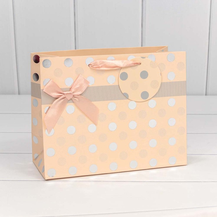 000154EA Пакет подарочный "Леди" с тиснением (микс) 23*18*10 см 230г 1/20 1/360 