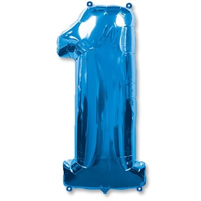 1207-3072 Ф ЦИФРА 1 40" Blue