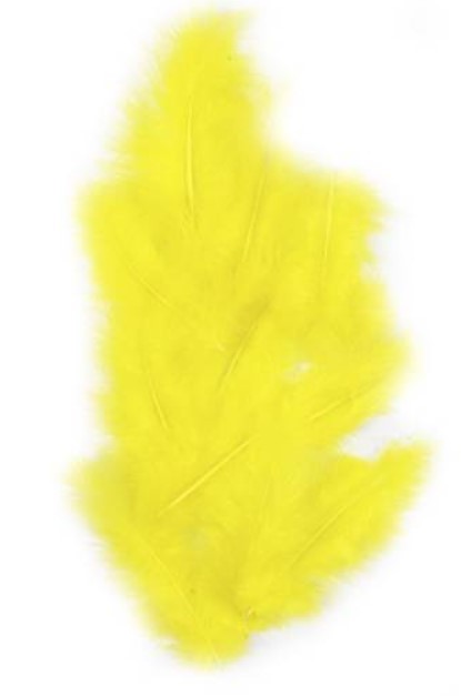 1501-4750 Перья декоративн желтые 10см 30шт/G 1501-4750 Перья декоративн желтые 10см 30шт/G