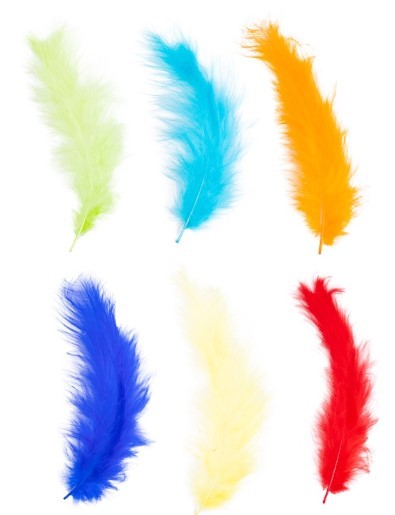 1501-6441 Перья декоратив Радужный Микс 10см 30штG 1501-6441 Перья декоратив Радужный Микс 10см 30штG