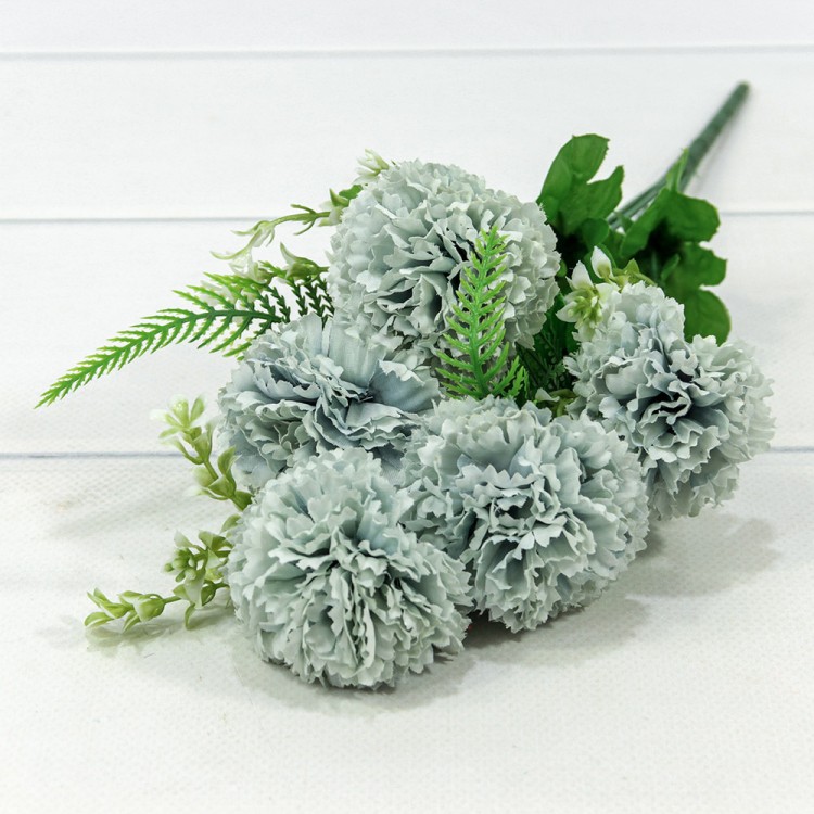 303-05-02/08 Искусственные цветы Хризантема Голубой 1/2
