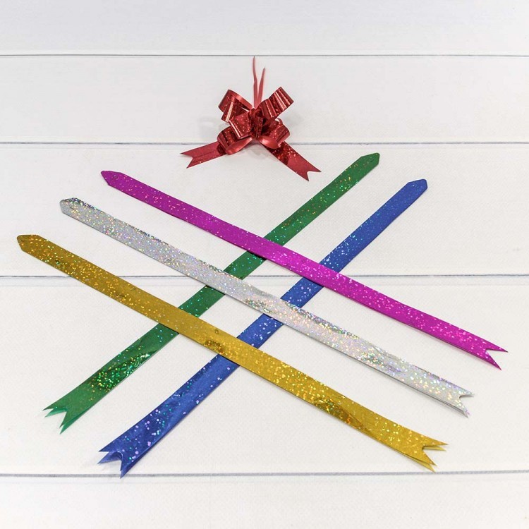 000526-18 Бант-бабочка 1,8*35 см Голография (ассортимент) 1/200 1/50 упак.