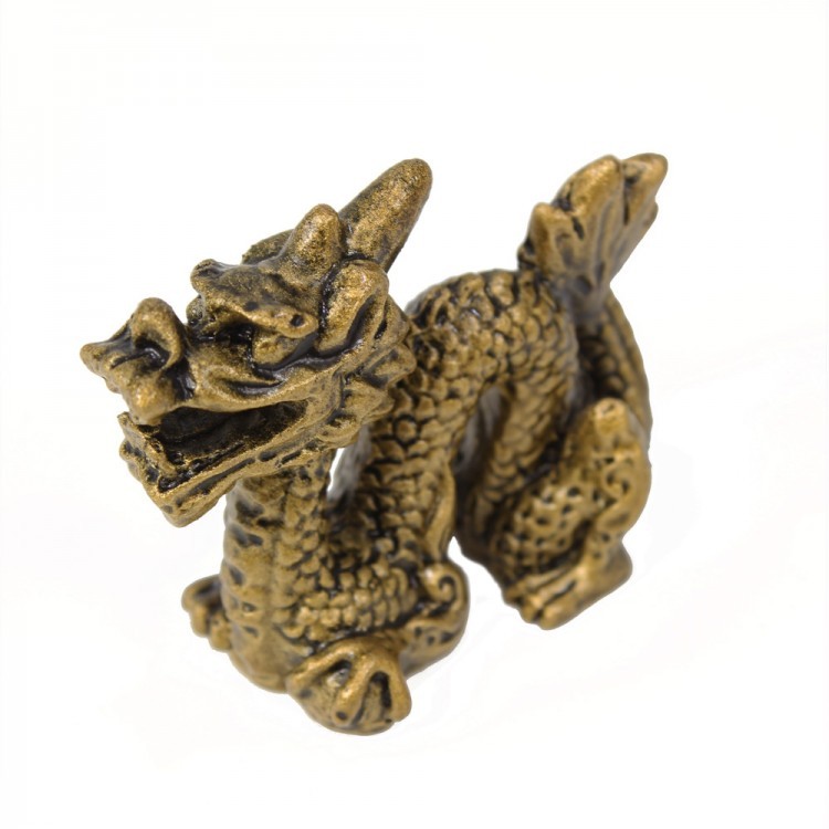 G200-2 Статуэтка дракон(под бронзу)6x3x4,5см