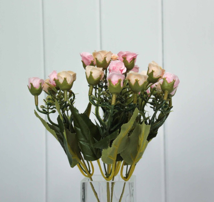 303-10-300/188 Искусственные цветы Розы Розово-кремовые 30см 1/1 303-10-300/188 Искусственные цветы Розы Розово-кремовые 30см 1/1