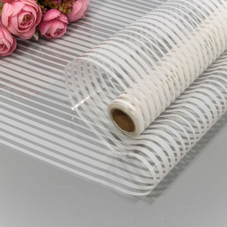 1602/2 Пленка 0,58*10м глянцевая в полоску 50мкм Белый 1/30 1602/2 Пленка 0,58*10м глянцевая в полоску 50мкм Белый 1/30