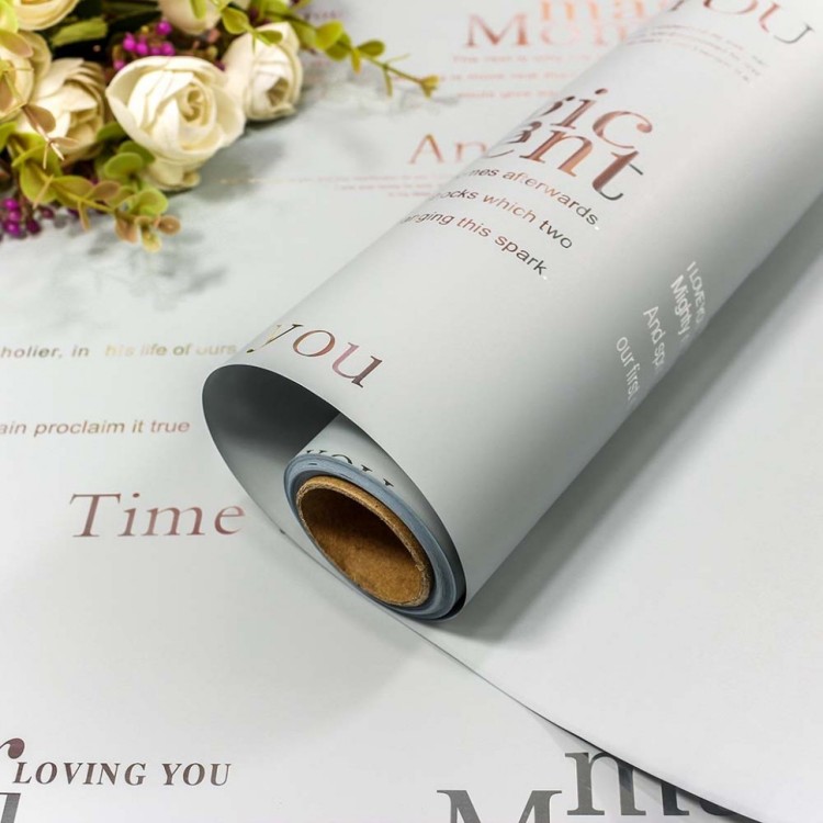 001346/3 Плёнка 0,58*10м матовая с серебряным тиснением 65мкм Серый 1/30