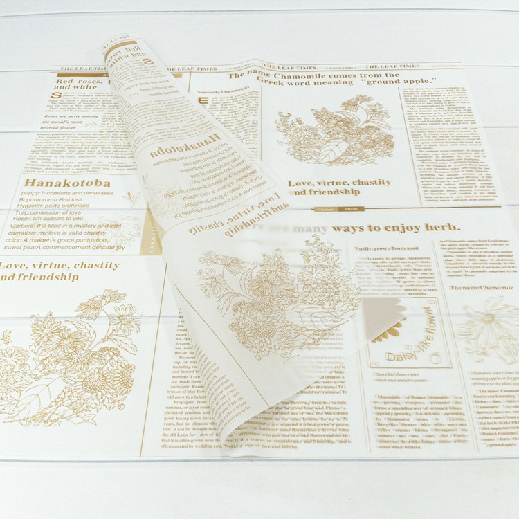 1630/1 Плёнка в листах 57*57 (20 шт.) матовая "Flower & Herb" 50мкм Белый 1/60 1630/1 Плёнка в листах 57*57 (20 шт.) матовая "Flower & Herb" 50мкм Белый 1/60