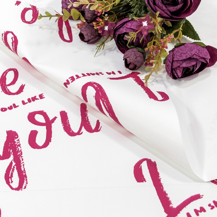 1650/2 Плёнка в листах 58*58 (20 шт.) матовая "I like you" 55мкм Белый 1/60				