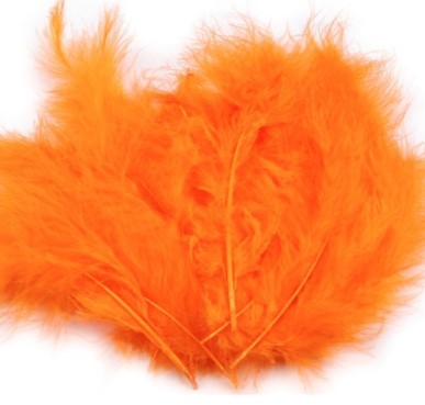1501-4978 Перья декоративные Оранжевые 10см 30шт/G 1501-4978 Перья декоративные Оранжевые 10см 30шт/G