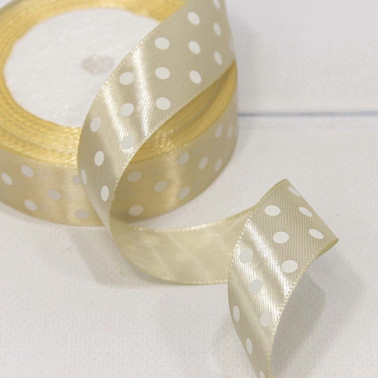 560-25/64 Лента Атласная Горох 2,5см*25ярд Бежевый 1/5 1/300 560-25/64 Лента Атласная Горох 2,5см*25ярд Бежевый 1/5 1/300