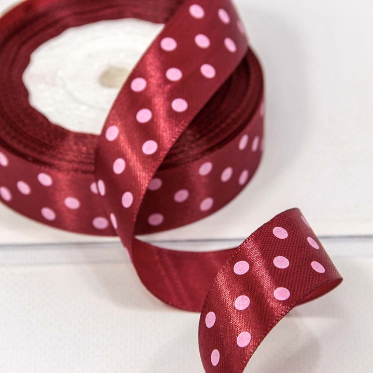 560-25/33 Лента Атласная Горох 2,5см*25ярд Бордовый 1/5 1/300 560-25/33 Лента Атласная Горох 2,5см*25ярд Бордовый 1/5 1/300