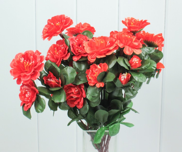 303-02-600/04 Искусственные цветы Астры Оранжевый 1/2