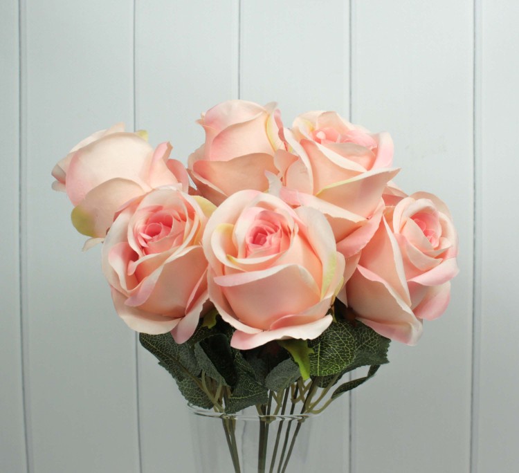 301-07-18/04 Искусственные цветы Розы 9 ст. Персиковый микс 1/1 301-07-18/04 Искусственные цветы Розы 9 ст. Персиковый микс 1/1