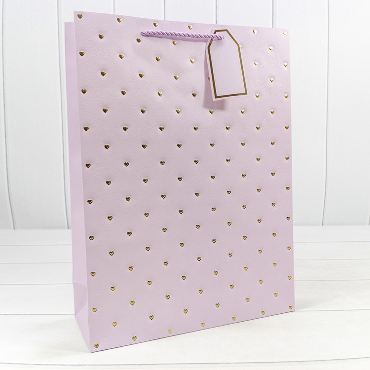 000545A Пакет подарочный с тиснением "Сердечки" (микс 2) 31*42*12 210г 1/20 1/80