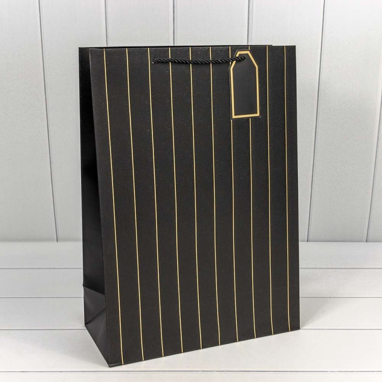 000490A  Пакет подарочный с тиснением "Полосы" (микс) 31*42*12 210г 1/20 1/80