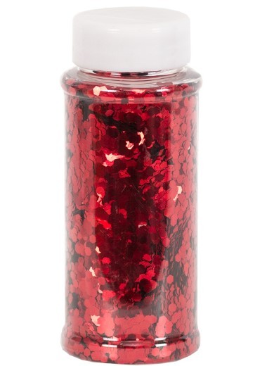 1501-4753 Блестки Конфетти д/декора красные 90гр/G