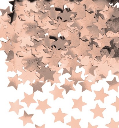 1501-4210 Конфетти Звезды розовое золото 14гр/A