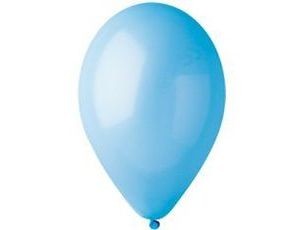 1102-0422 Шарики воздушные из латекса 5"/09 Пастель Light Blue (100 шт.)